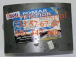 Klocki, okładziny szczęk hamulca fi 412 Neoplan, Bova, Mercedes, Man 160x19,0 /18,6