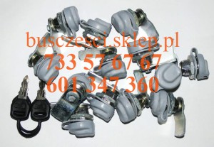 Komplet wkładek zamków do klap bagażnika Mercedes Tourismo 0350