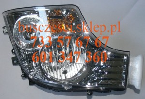 Reflektor Tourismo euro 6 Prawy ze światłem do jazdy dziennej