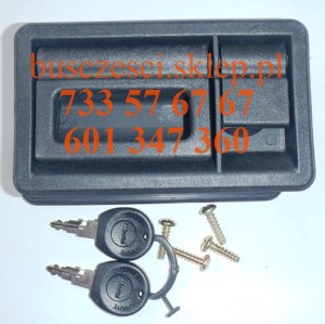 Klamka kaseta klapy silnika Mercedes Tourismo 0350 z zamkiem 613 750 0093