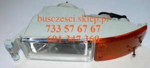 Lampa przeciwmgielna halogen lewy + kierunkowskaz Man Lions Coach